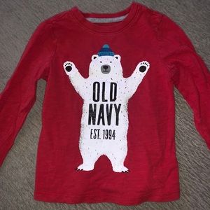 Toddler Boys Polar Bear Long Sleeve T-shirt
